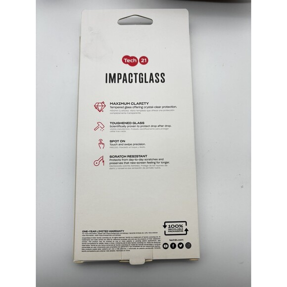 TECH 21 TEMPERED GLASS SAMSUNG GALAXY S21 FE FAST SHIPPING - Picture 2 of 3